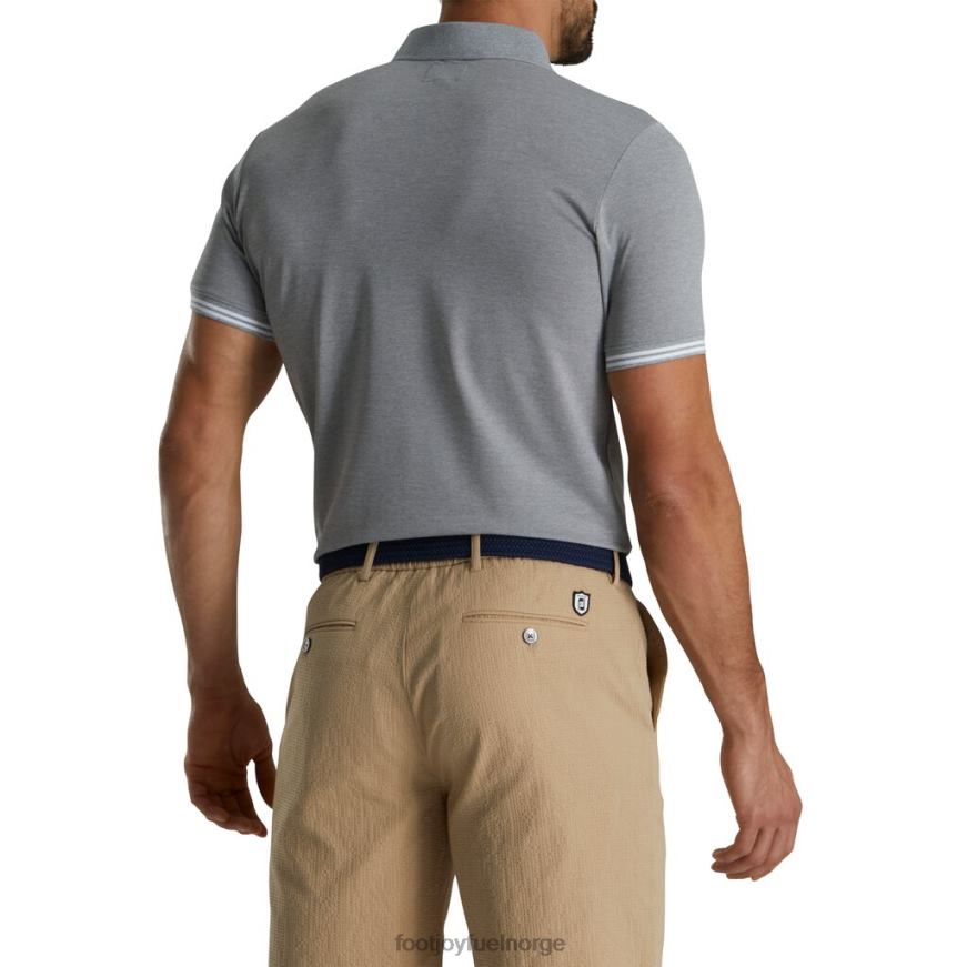 tippet pique polo lys gråmelert R6P2F2686 lys gråmelert Footjoy