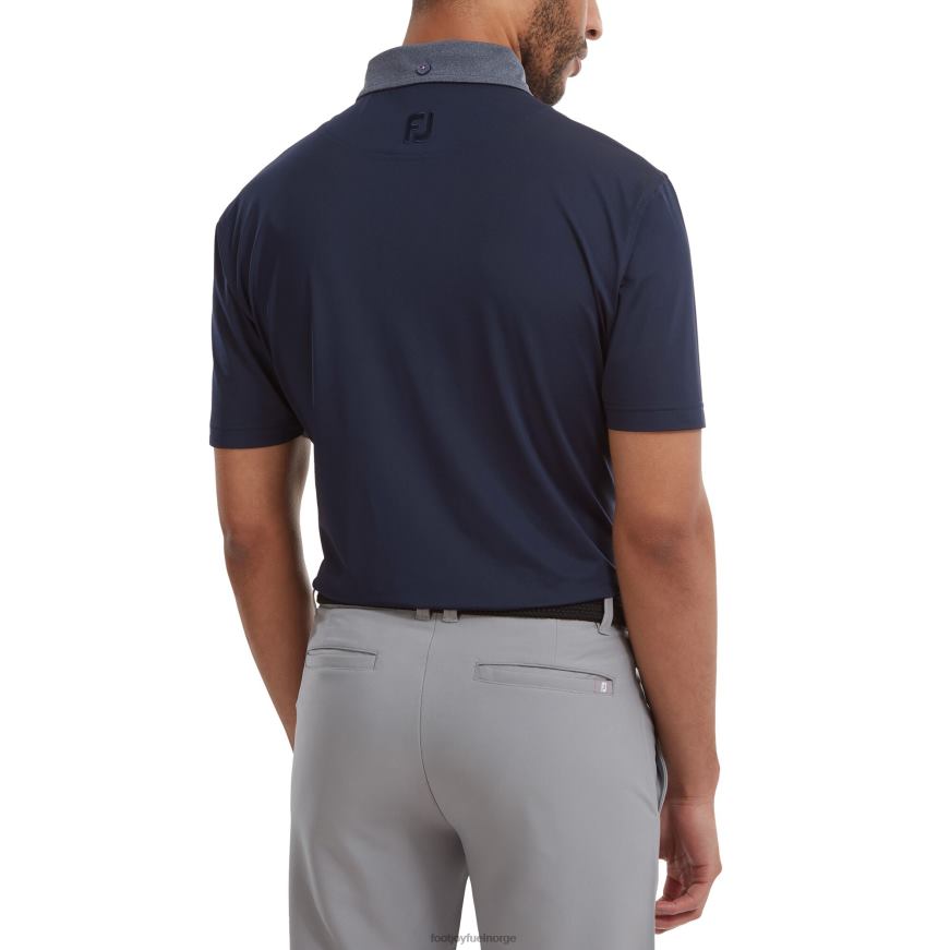 tonal trim solid med lomme lisle marine R6P2F136 marinen Footjoy