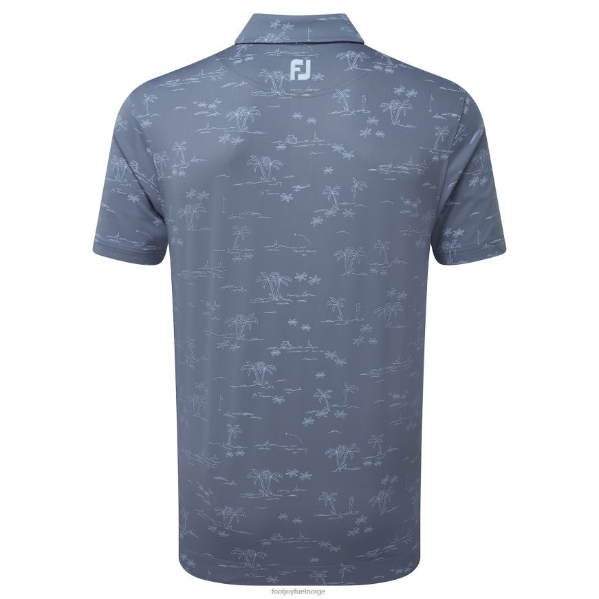 tropisk golf Lisle Bluestone-denim R6P2F75 blåstein-denim Footjoy