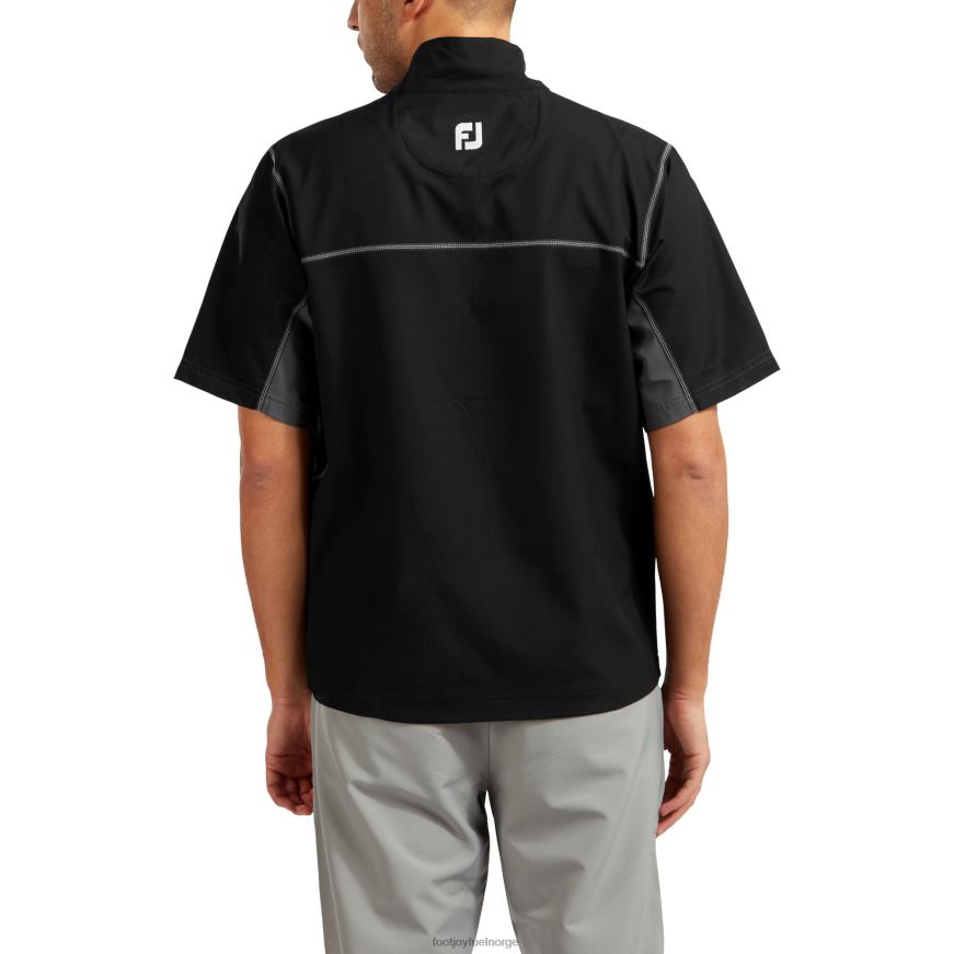 fj halvglidelås s-s vindskjorte svart-kull R6P2F307 svart-kull Footjoy