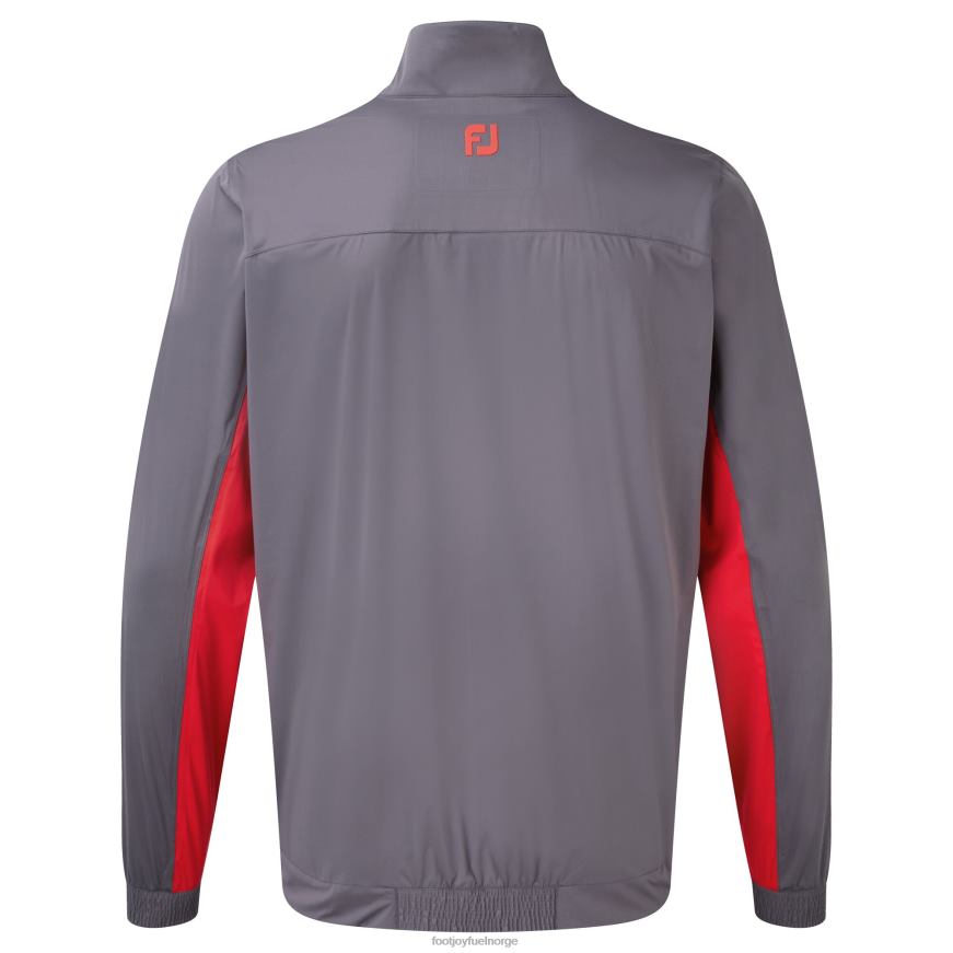 fj hydroknit 1-2 zip kull-rød-hvit R6P2F304 kull-rød-hvit Footjoy