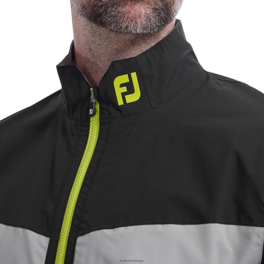 fj hydrolitt jakke svart-grå-lime R6P2F295 svart-grå-lime Footjoy