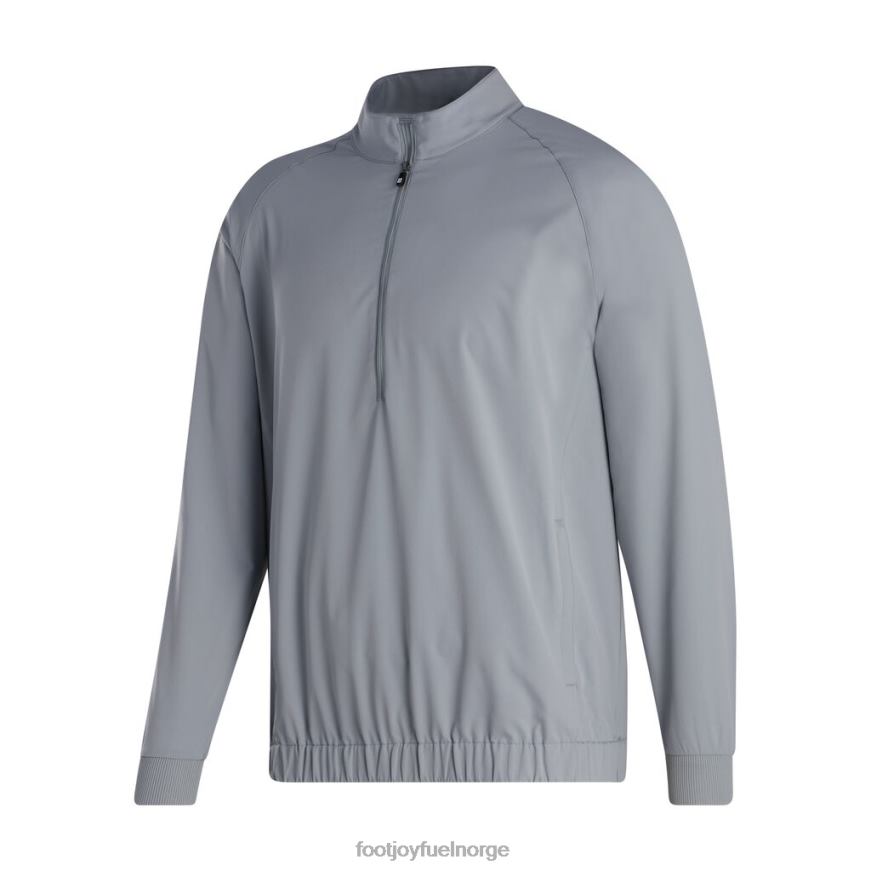 grå vindskjorte med halv glidelås R6P2F2177 grå Footjoy