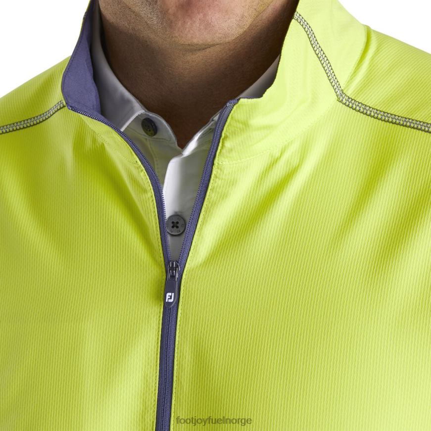 kortermet sport vindskjorte lime-kull R6P2F2130 kalk-kull Footjoy