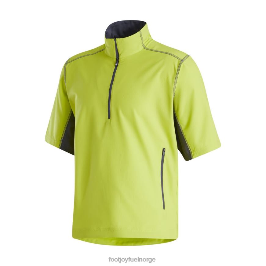 kortermet sport vindskjorte lime-kull R6P2F2130 kalk-kull Footjoy