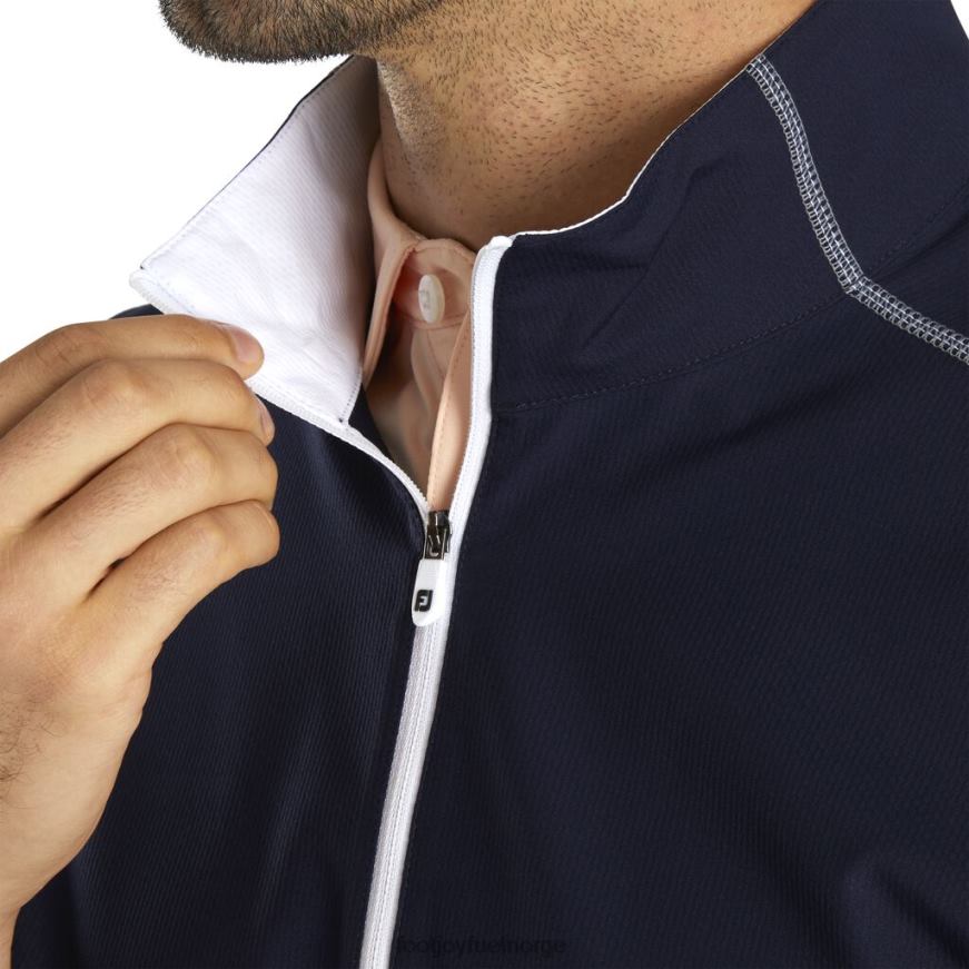 kortermet sport vindskjorte marine-hvit R6P2F2129 marine-hvit Footjoy