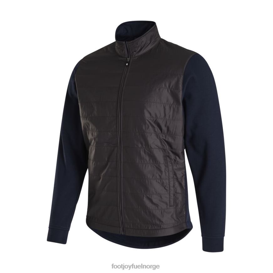kull-marine hybridjakke med full glidelås R6P2F2145 kull-marine Footjoy