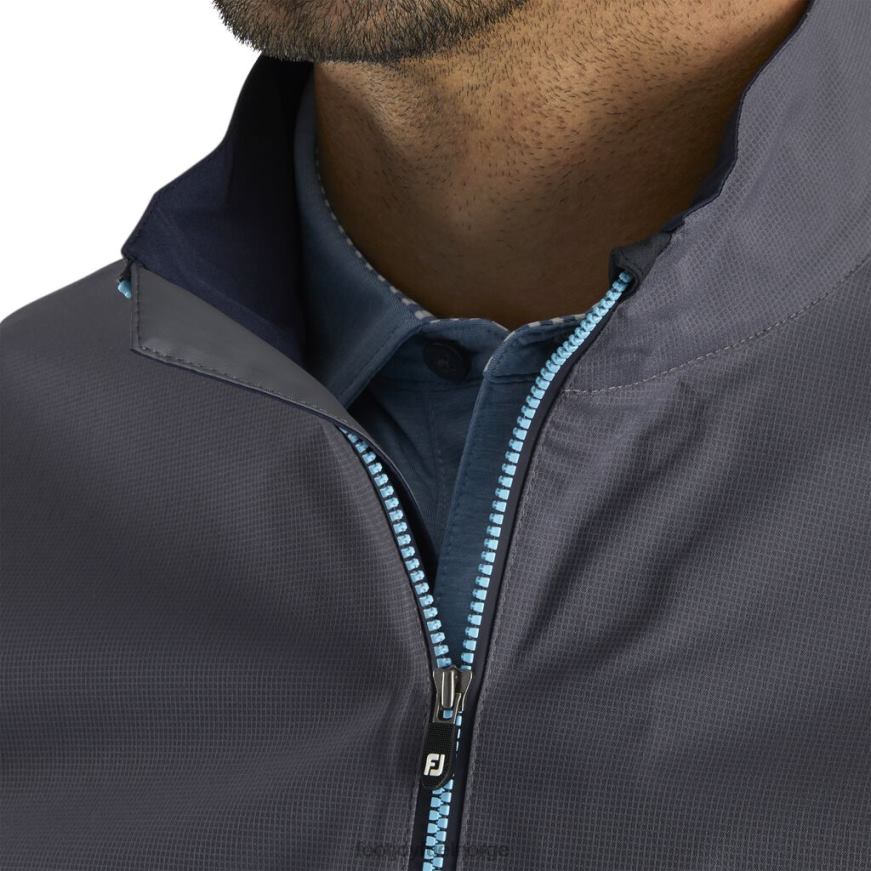 kull-marine hydrolitt kortermet regnskjorte R6P2F2118 kull-marine Footjoy