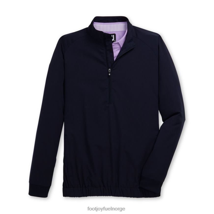 marineblå vindskjorte med halv glidelås R6P2F2175 marinen Footjoy