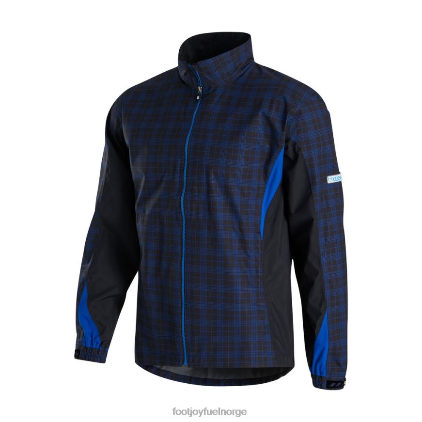 svart-kongelig rutete fj hydrolitt regnjakke R6P2F2787 svart-kongelig pledd Footjoy