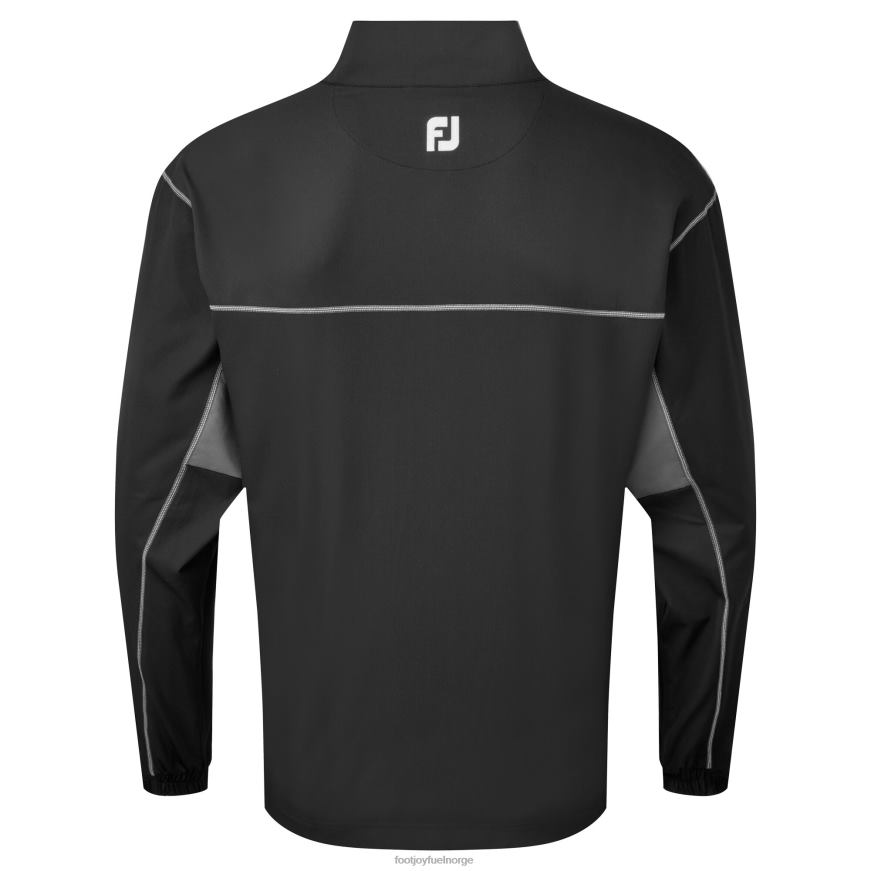 svart-kull fj full glidelås vindskjorte R6P2F308 svart-kull Footjoy