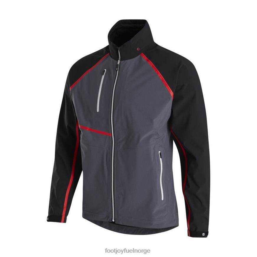 svart-kullrød hydrotour regnjakke R6P2F2138 svart-kull-rød Footjoy