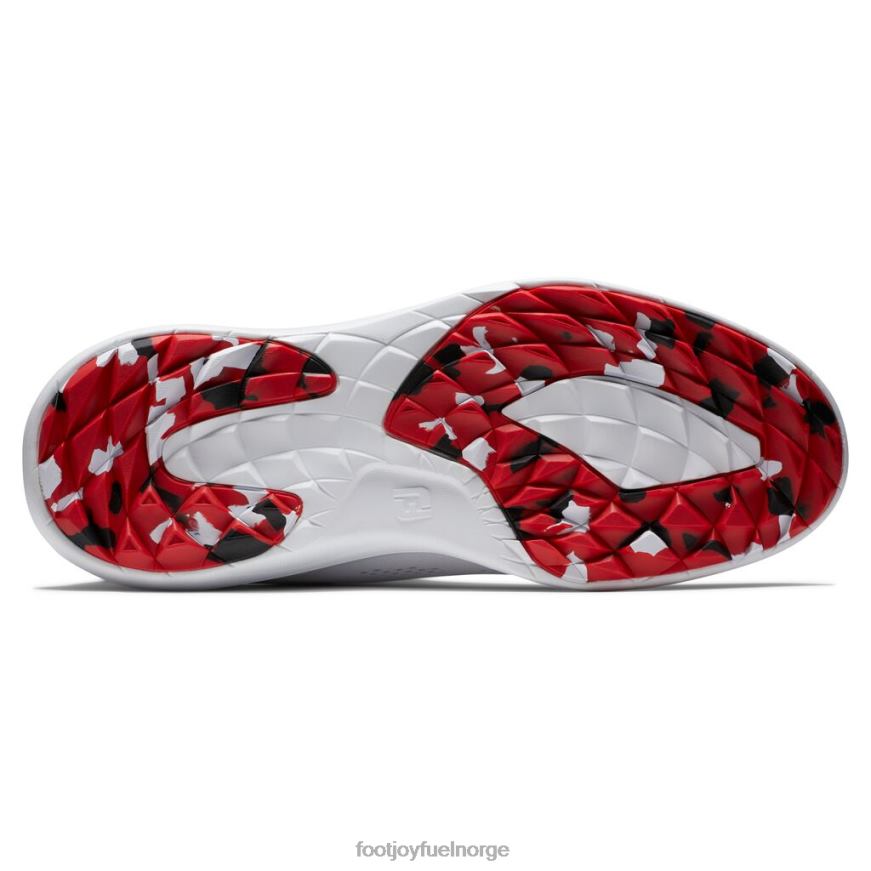 flex canada sko hvit-rød R6P2F2656 hvit rød Footjoy