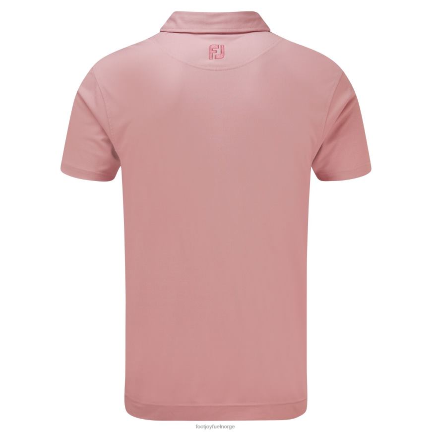birdseye jacquard med stripekant kappe rød R6P2F1267 kappe rød Footjoy