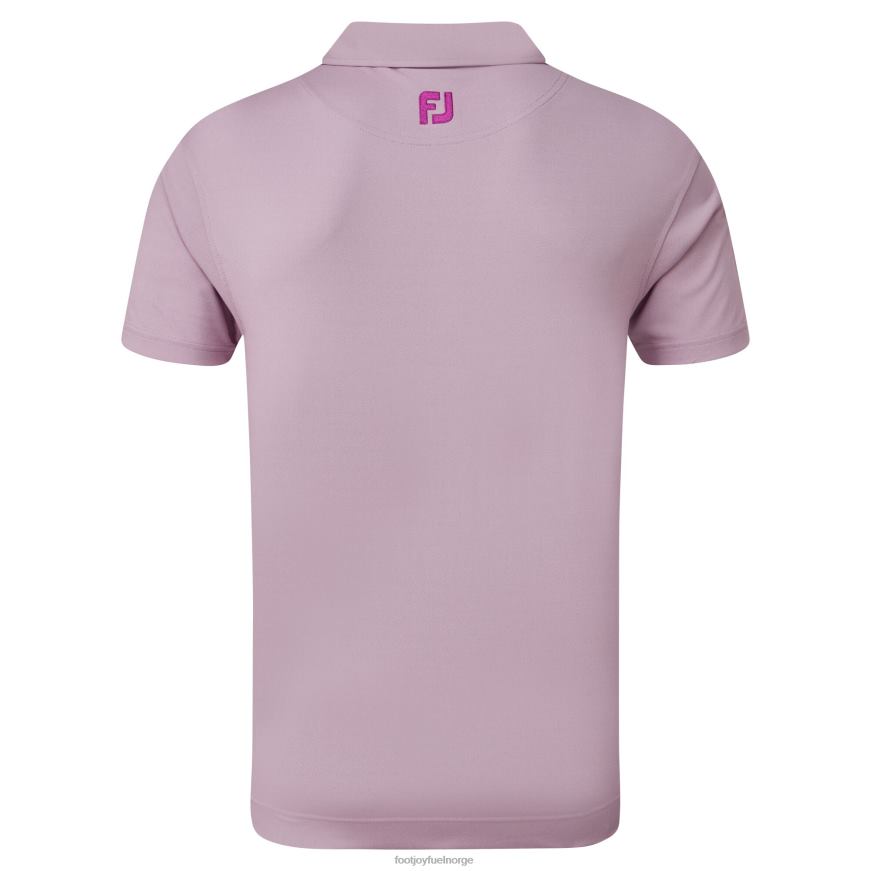 birdseye jacquard med stripekant morbær R6P2F457 morbær Footjoy