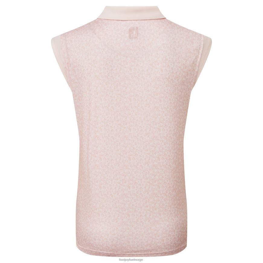 blush rosa dame cap sleeves print interlock R6P2F750 rødme rosa Footjoy