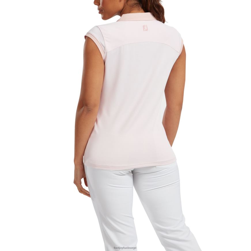 blush rosa-hvit kvinner ende på ende stripete lisle R6P2F732 rødme rosa-hvit Footjoy