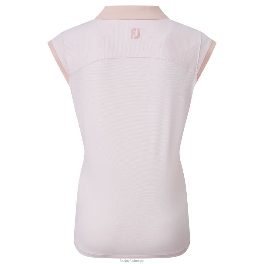 blush rosa-hvit kvinner ende på ende stripete lisle R6P2F732 rødme rosa-hvit Footjoy