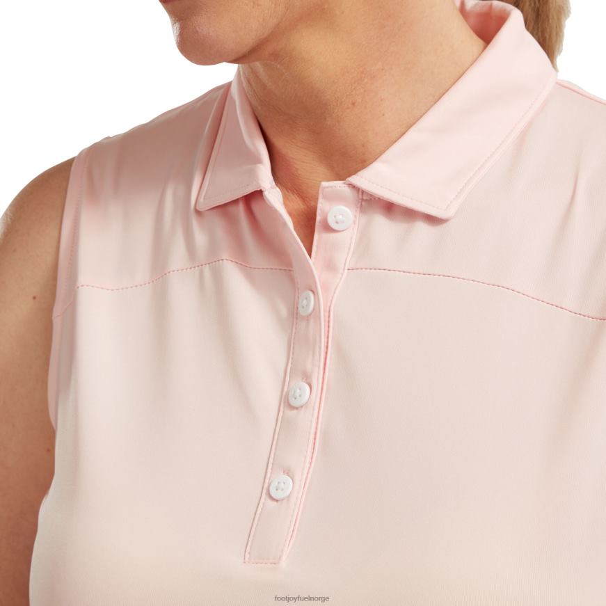 blush rosa kvinners mesh rygg solid ermeløs lisle R6P2F1568 rødme rosa Footjoy
