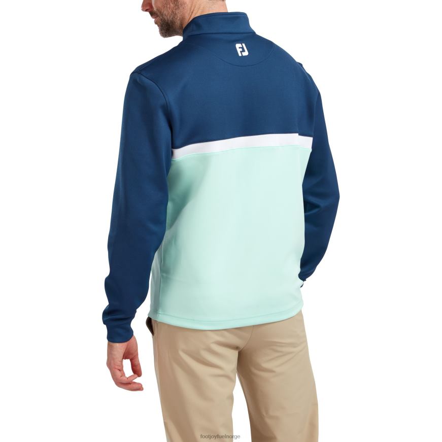 fargeblokkert chill-out genser blå-mint-hvit R6P2F1318 blå-mynte-hvit Footjoy