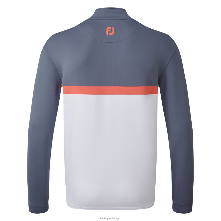 fargeblokkert chill-out genser skifer-hvit-korall R6P2F508 skifer-hvit-korall Footjoy