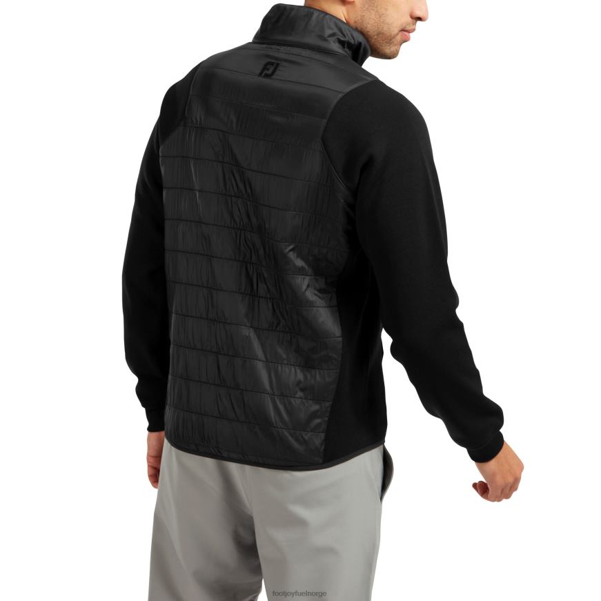 fj hybridjakke sort R6P2F412 svart Footjoy