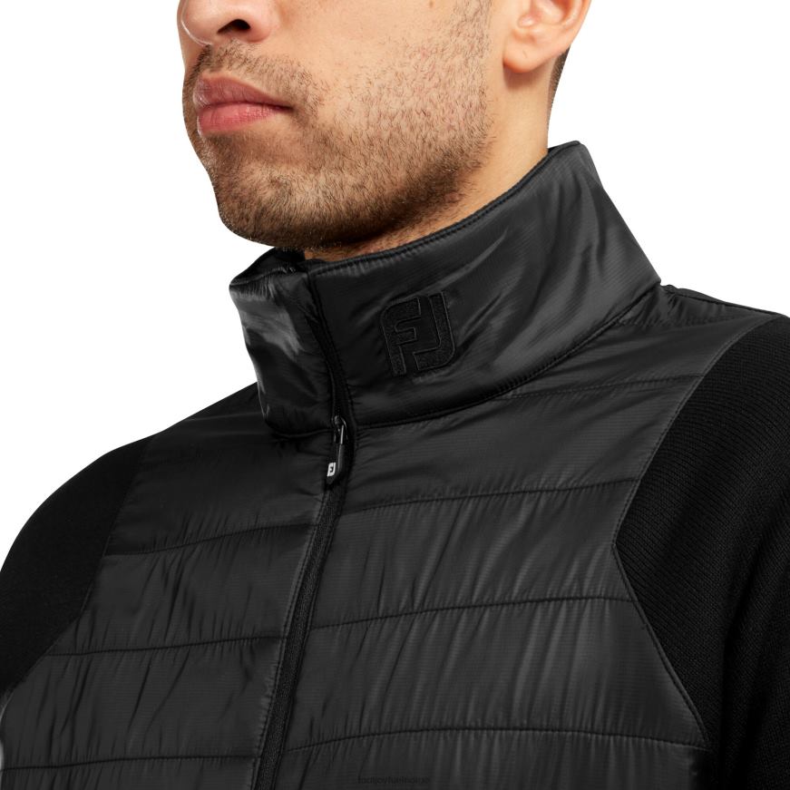 fj hybridjakke sort R6P2F412 svart Footjoy