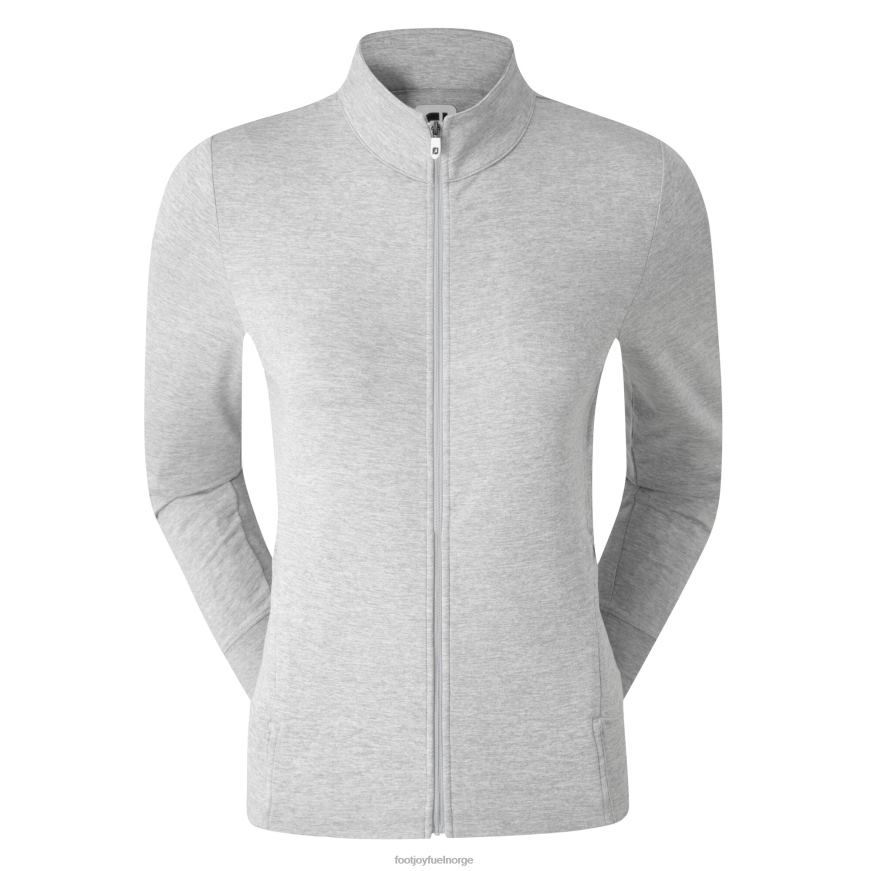 kvinners helglidelåsstrikkede mellomlags gråmelert R6P2F1549 gråmelert Footjoy