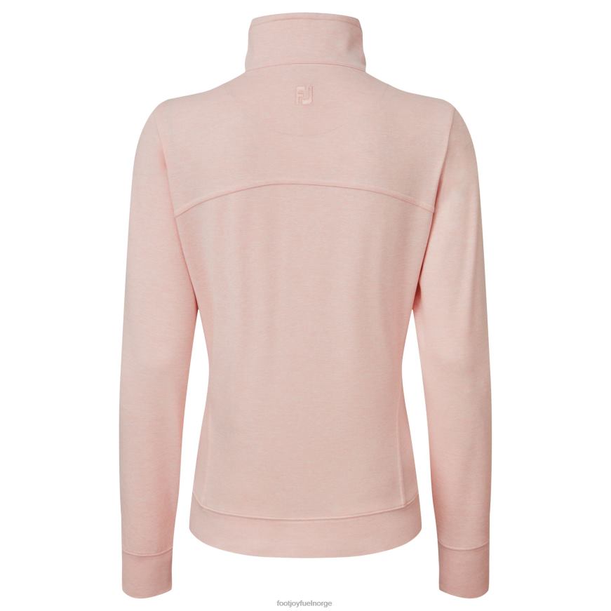 lyng blush rosa dame strikket mellomlag med glidelås R6P2F755 lyngrød rosa Footjoy