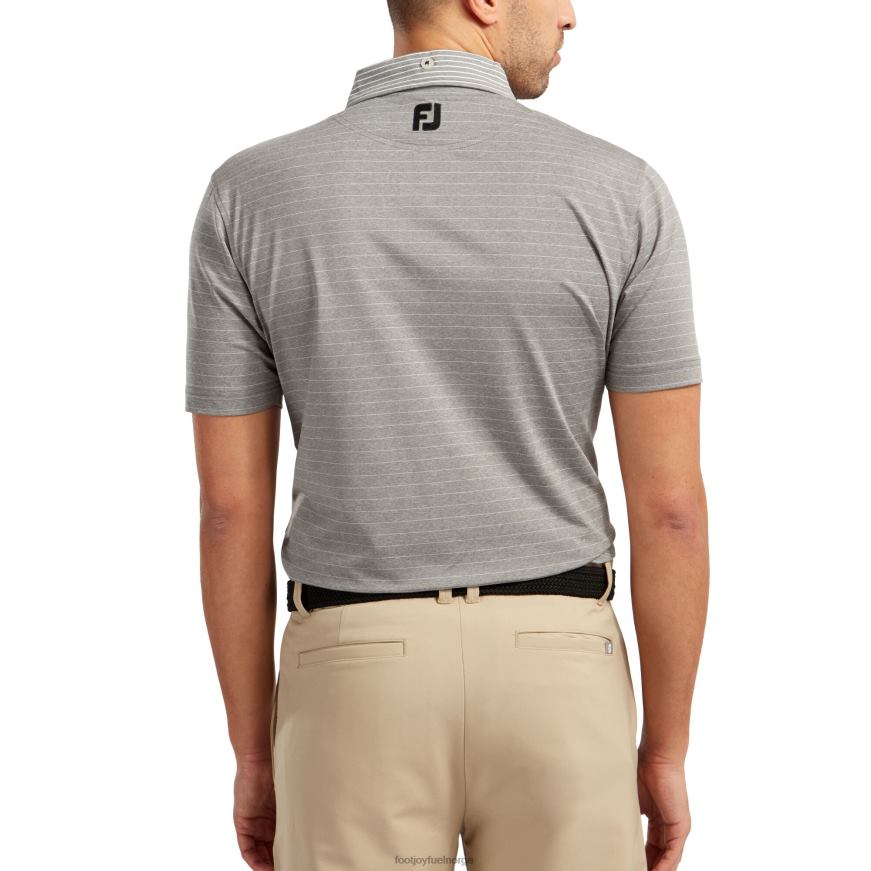 lyng kull-hvit lisle nålestripe blanding R6P2F1286 lyng kullhvit Footjoy
