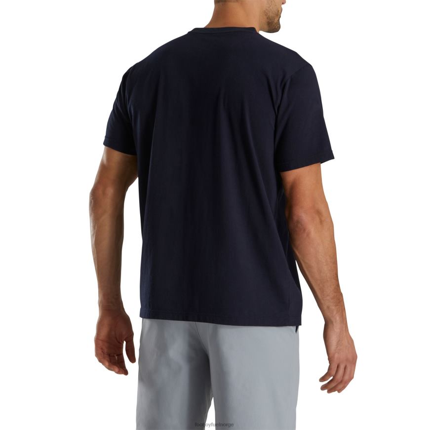 marine fj heritage grafisk t-skjorte R6P2F1302 marinen Footjoy