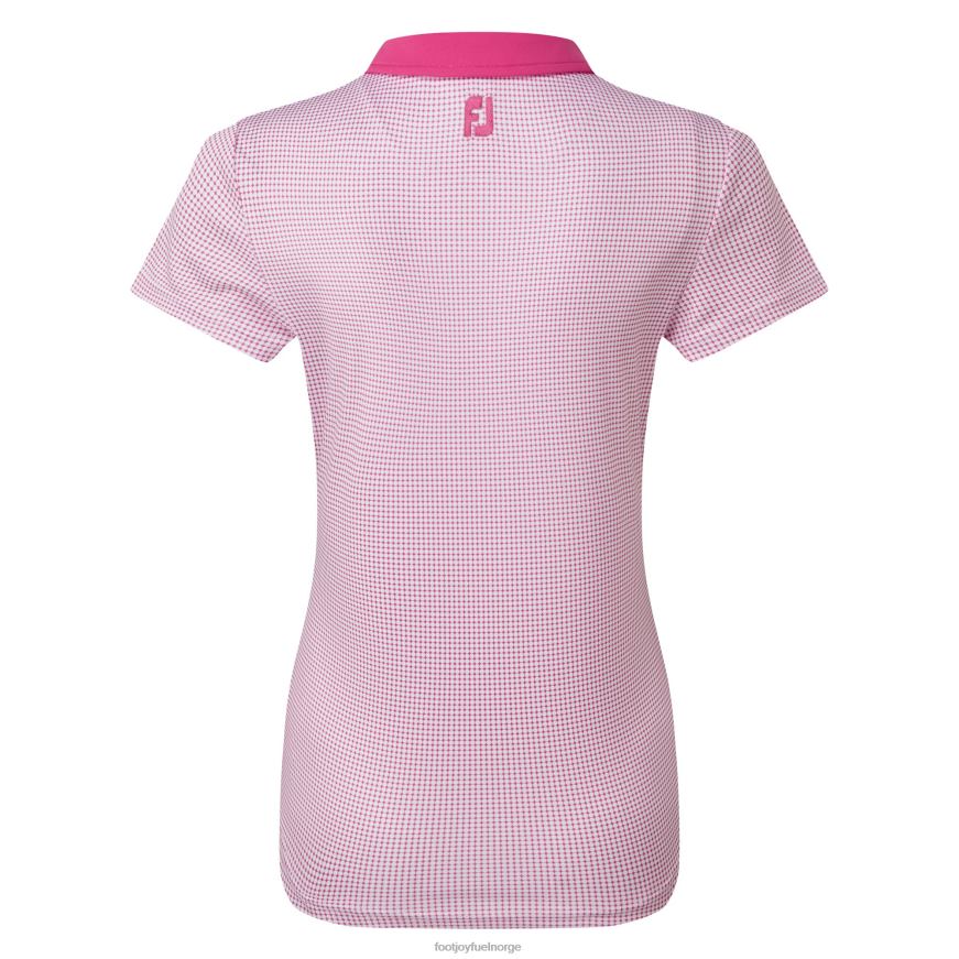 rose dame lisle ermeløs skjorte med halskant R6P2F1560 rose Footjoy