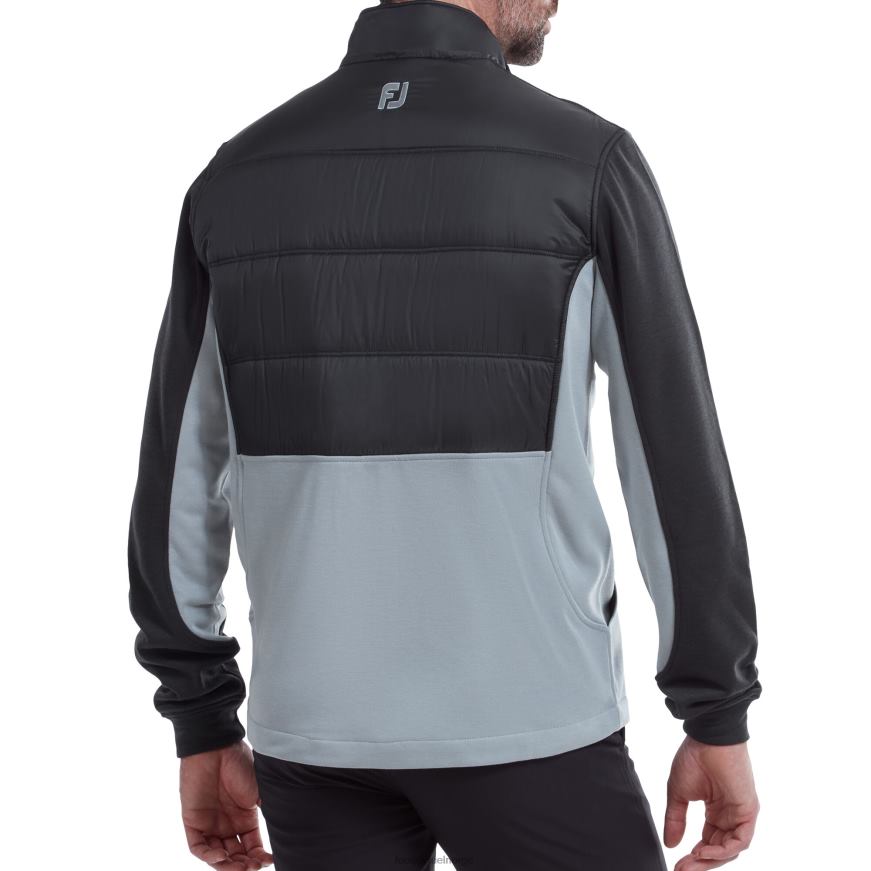 sort-grå hybrid isolert jakke R6P2F434 svart-grå Footjoy