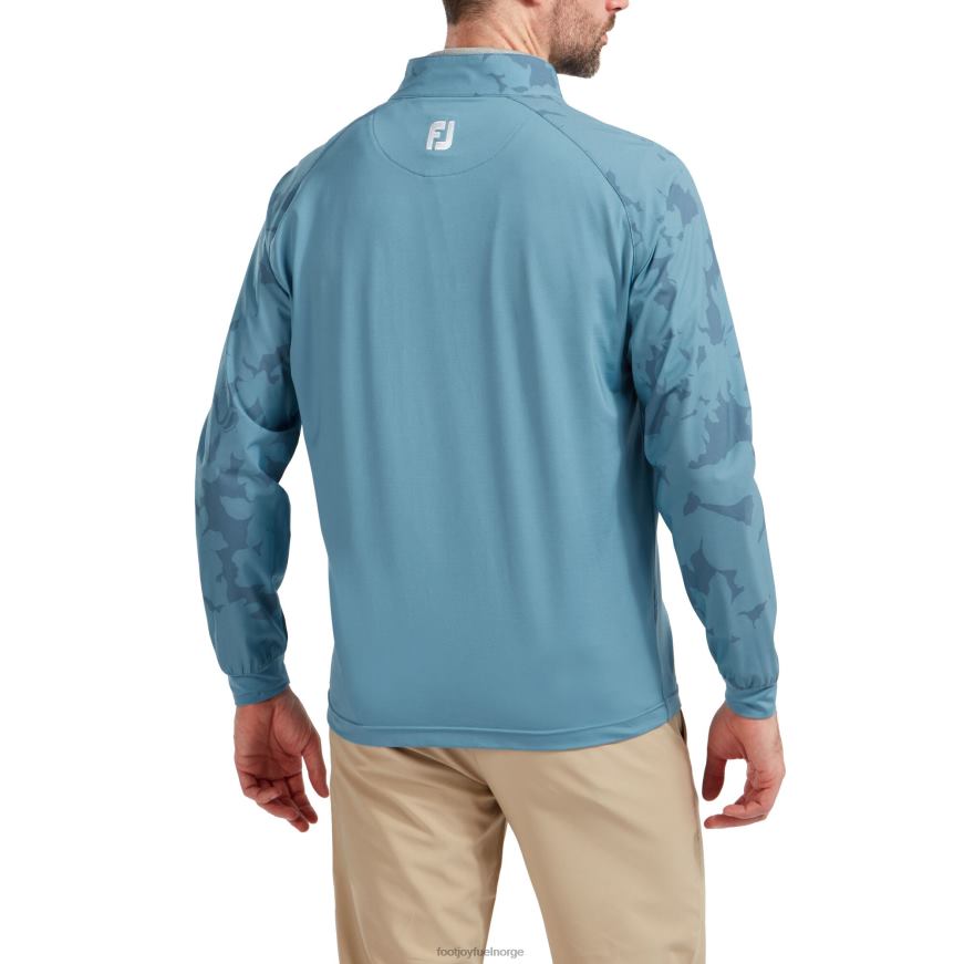 storm blå camo floral halv glidelås mellomlag R6P2F455 storm blå Footjoy