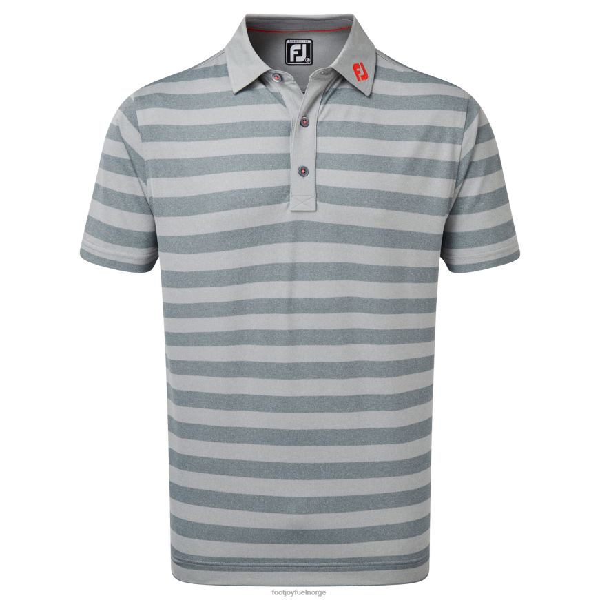 stretch pique rugby stripe lyng grå-lyng røyk R6P2F451 grålyng-lyng røyk Footjoy