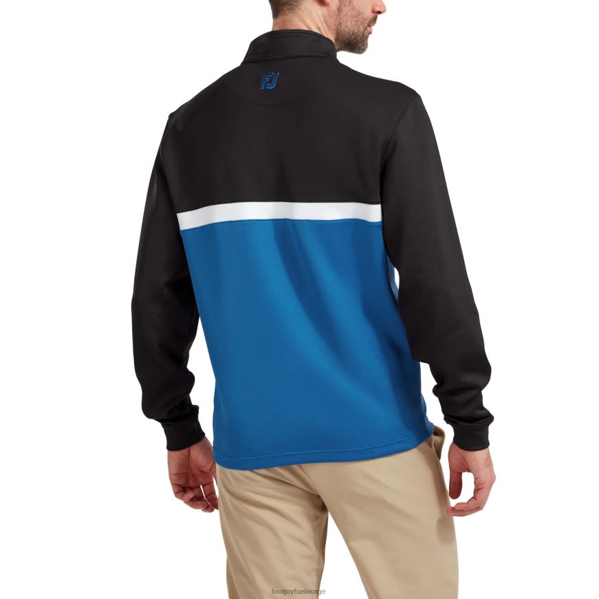 svart-kongelig-hvit farge blokkert chill-out genser R6P2F1316 svart-kongelig-hvit Footjoy