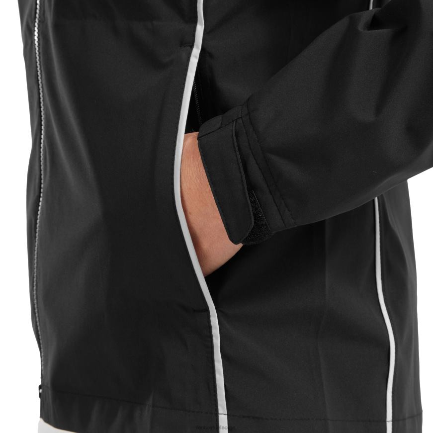 svart-sølv fj hydrolite v2 regnjakke dame R6P2F704 svart-sølv Footjoy