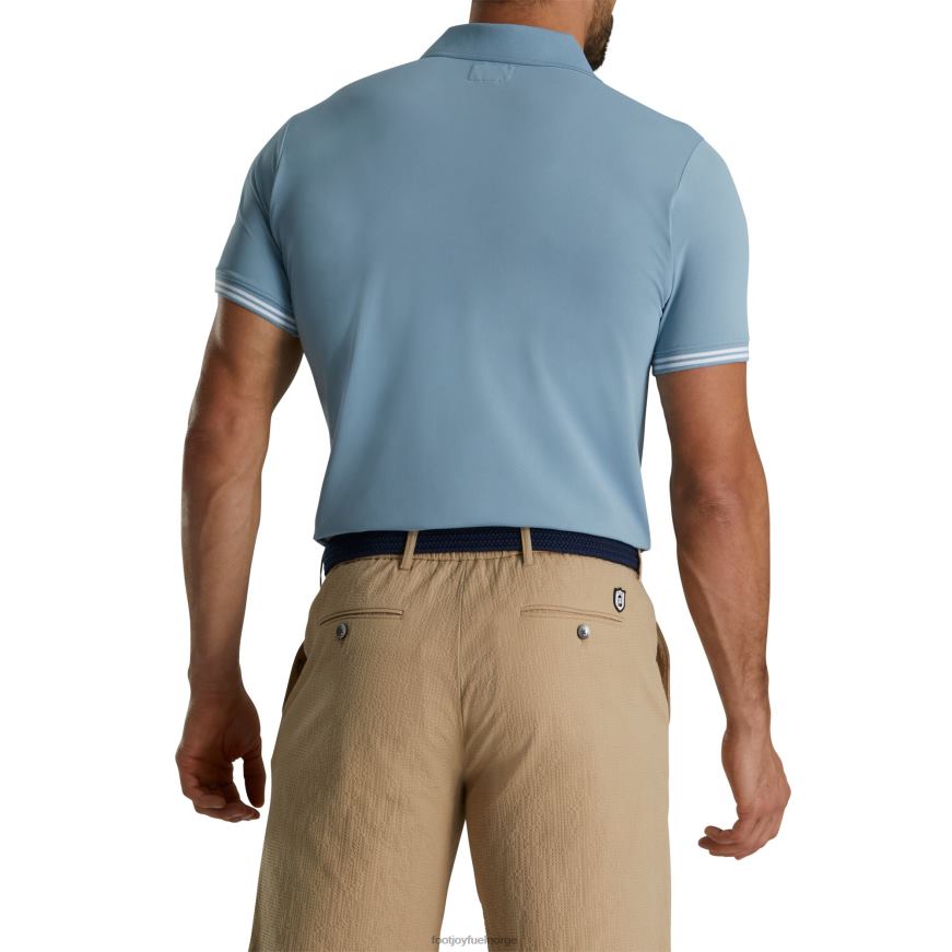 tippet pique polo ashley blå R6P2F1237 ashley blå Footjoy